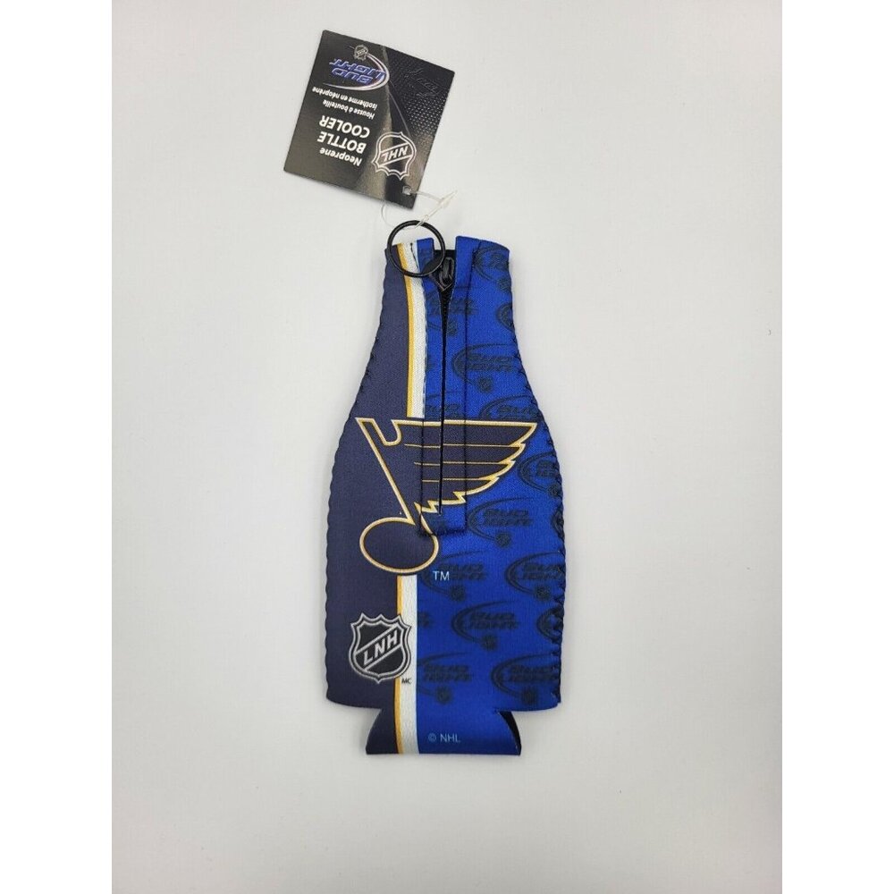 NHL Neoprene Bottle Cooler Bud Light - LNH (French) - New - St-Louis Blues